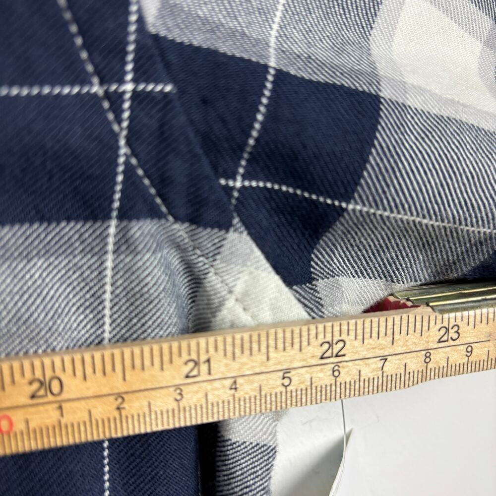 Ralph Lauren Navy Plaid Shirt Dress Tartan Button Front Women’s 8 NWOT - Picture 5 of 8